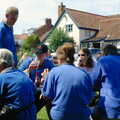 The Bell's beer garden, The BSCC Charity Bike Ride, Walberswick, Suffolk - 9th July 2005