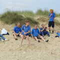 The gang on the beach, The BSCC Charity Bike Ride, Walberswick, Suffolk - 9th July 2005