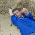 Ninja M dozes on the beach, The BSCC Charity Bike Ride, Walberswick, Suffolk - 9th July 2005