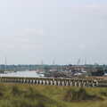 Looking up to Blackshore in Southwold, The BSCC Charity Bike Ride, Walberswick, Suffolk - 9th July 2005