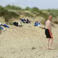 Marc on the beach, The BSCC Charity Bike Ride, Walberswick, Suffolk - 9th July 2005