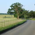 The endless fence around Heveningham Hall, The BSCC Charity Bike Ride, Walberswick, Suffolk - 9th July 2005
