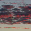 The clouds bleed deep red for a few seconds, Steve Ives' Leaving Lunch, Science Park, Cambridge - 11th July 2005