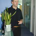 John Scott looks around, Steve Ives' Leaving Lunch, Science Park, Cambridge - 11th July 2005