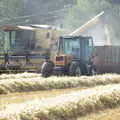 The harvest is coming in in the side field, Steve Ives' Leaving Lunch, Science Park, Cambridge - 11th July 2005