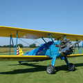 Maurice's Boeing Stearman, A Day With Janie the P-51D Mustang, Hardwick Airfield, Norfolk - 17th July 2005