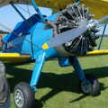 DH inspects the Stearman in the morning, A Day With Janie the P-51D Mustang, Hardwick Airfield, Norfolk - 17th July 2005