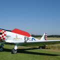 The Harvard is covered up, A Day With Janie the P-51D Mustang, Hardwick Airfield, Norfolk - 17th July 2005