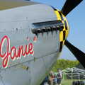 Janie's nose, A Day With Janie the P-51D Mustang, Hardwick Airfield, Norfolk - 17th July 2005