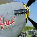 Janie's nose, A Day With Janie the P-51D Mustang, Hardwick Airfield, Norfolk - 17th July 2005