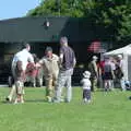 Visitors arrive at the hangar, A Day With Janie the P-51D Mustang, Hardwick Airfield, Norfolk - 17th July 2005