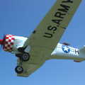 A Day With Janie the P-51D Mustang, Hardwick Airfield, Norfolk - 17th July 2005, The Harvard is in the air