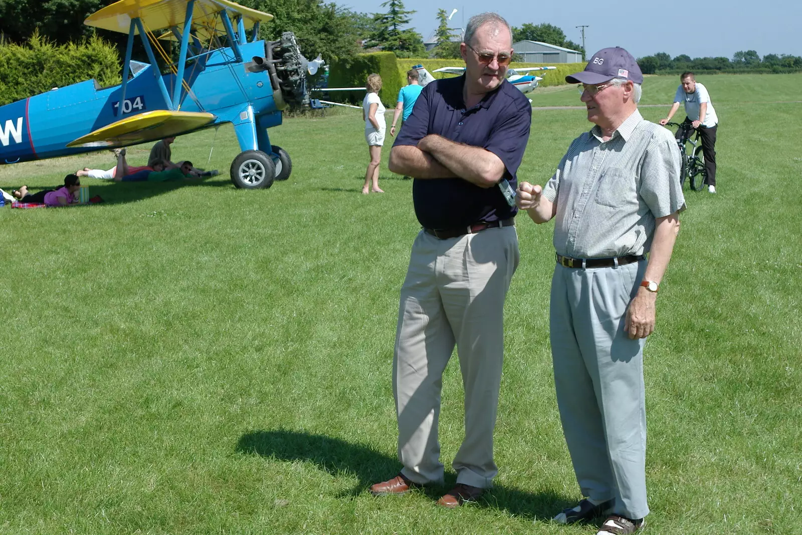 The veteran describes flying the Mustang in the war, from A Day With Janie the P-51D Mustang, Hardwick Airfield, Norfolk - 17th July 2005