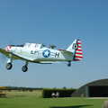 The Harvard is off, A Day With Janie the P-51D Mustang, Hardwick Airfield, Norfolk - 17th July 2005
