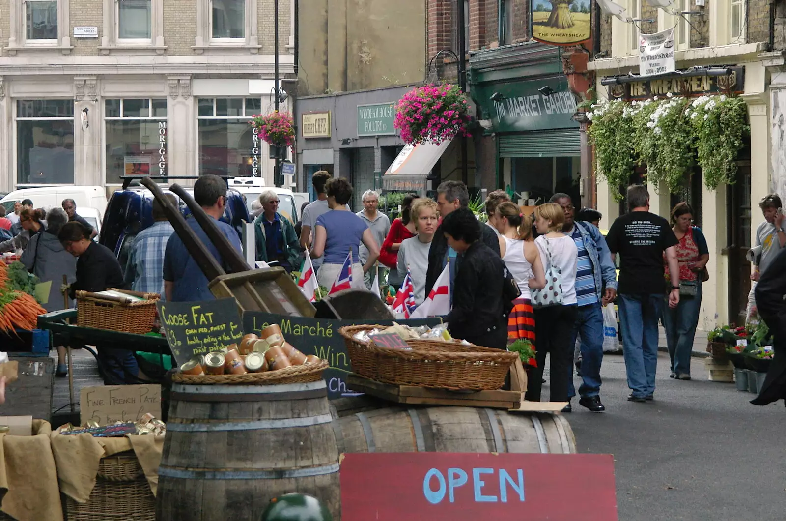 Outside Borough Market, from Borough Market and North Clapham Tapas, London - 23rd July 2005