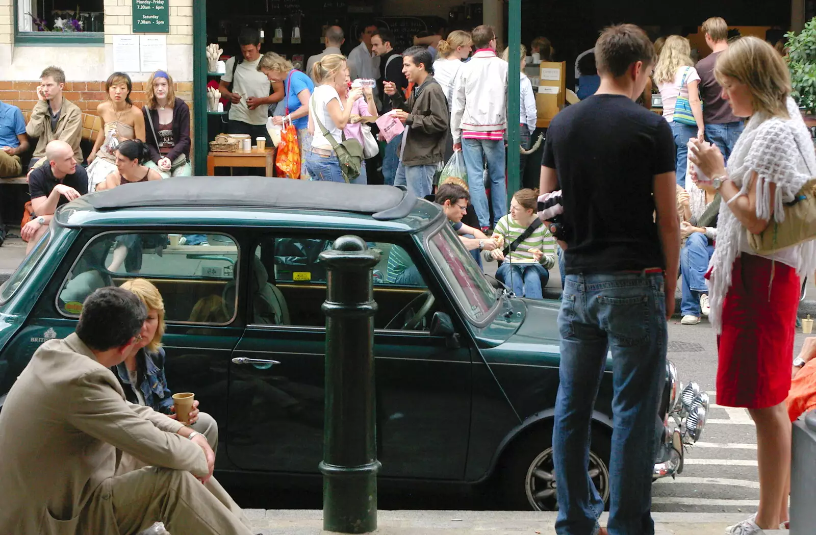 Street life around Borough Market, from Borough Market and North Clapham Tapas, London - 23rd July 2005