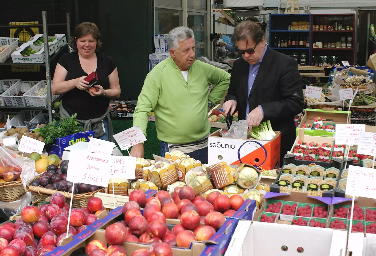 TV-legend Jonathan Meades settles up, from Borough Market and North Clapham Tapas, London - 23rd July 2005