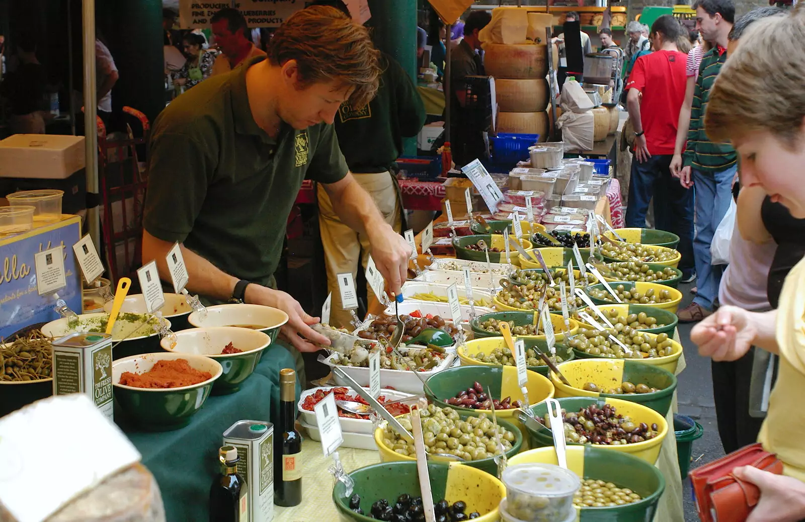 Overprice olives, from Borough Market and North Clapham Tapas, London - 23rd July 2005