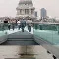 Abstract view of St. Paul's floating on the Thames, Borough Market and North Clapham Tapas, London - 23rd July 2005