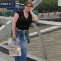 Sis on the bridge, Borough Market and North Clapham Tapas, London - 23rd July 2005