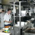 Kitchen action, Borough Market and North Clapham Tapas, London - 23rd July 2005