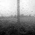 Rain on the train window, Borough Market and North Clapham Tapas, London - 23rd July 2005