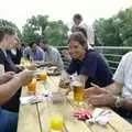 Drinks in the sun, Richard Panton's Van and Alex Hill at Revolution Records, Diss and Cambridge - 29th July 2005