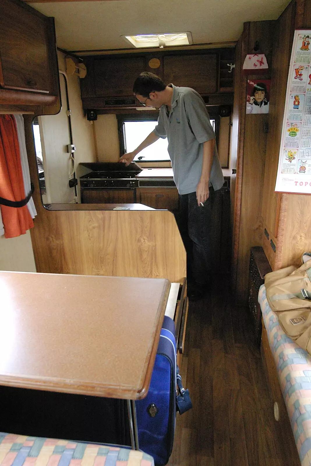 Richard does a tour of the facilities, from Richard Panton's Van and Alex Hill at Revolution Records, Diss and Cambridge - 29th July 2005