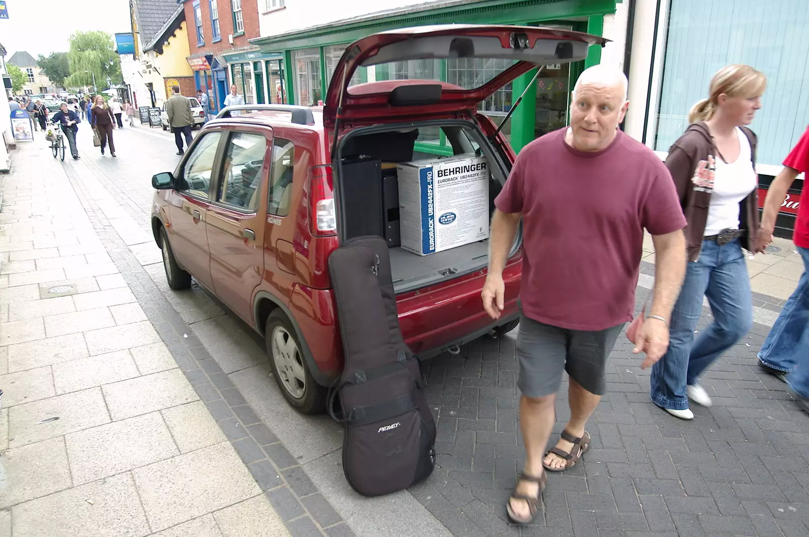 Rob Folkard - roadie, from Richard Panton's Van and Alex Hill at Revolution Records, Diss and Cambridge - 29th July 2005