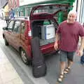 Rob Folkard - roadie, Richard Panton's Van and Alex Hill at Revolution Records, Diss and Cambridge - 29th July 2005