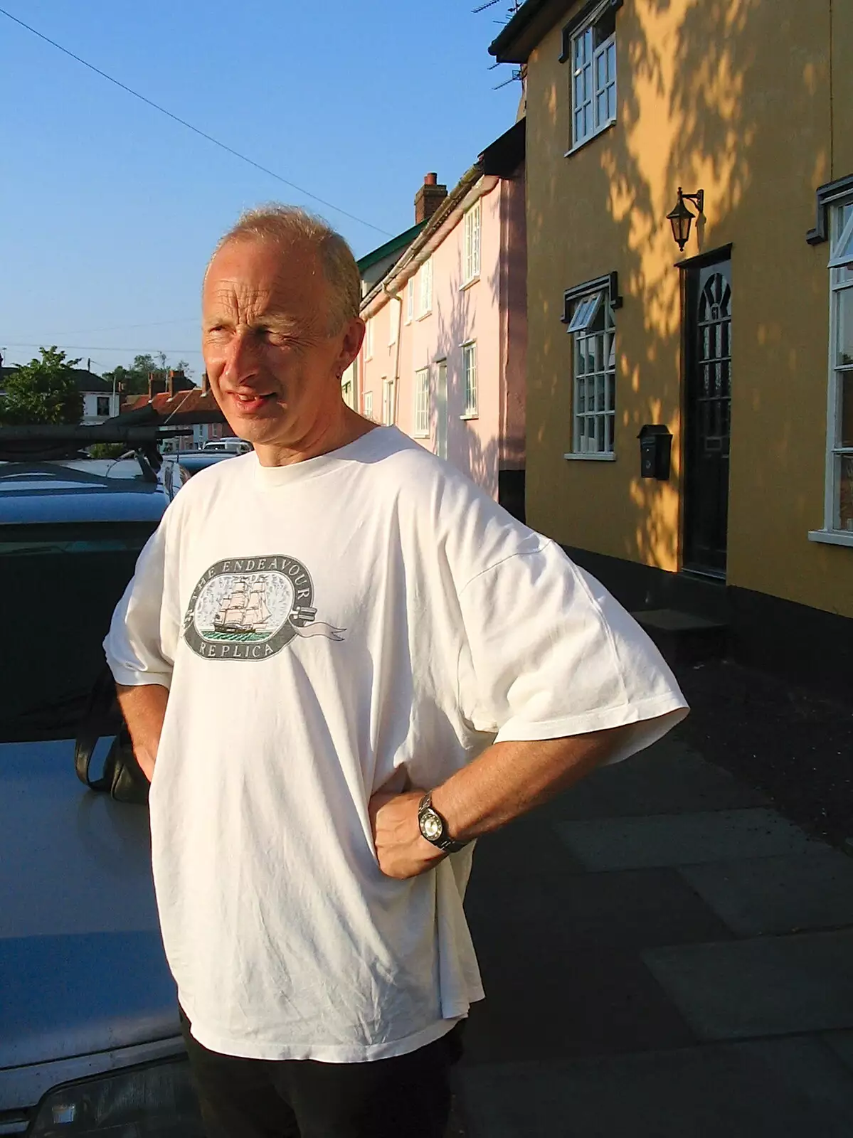 Henry the drummer, from The BBS, and the Big Skies of East Anglia, Diss and Hunston, Norfolk and Suffolk - 6th August 2005