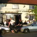 The band sits on car bonnets, The BBS, and the Big Skies of East Anglia, Diss and Hunston, Norfolk and Suffolk - 6th August 2005