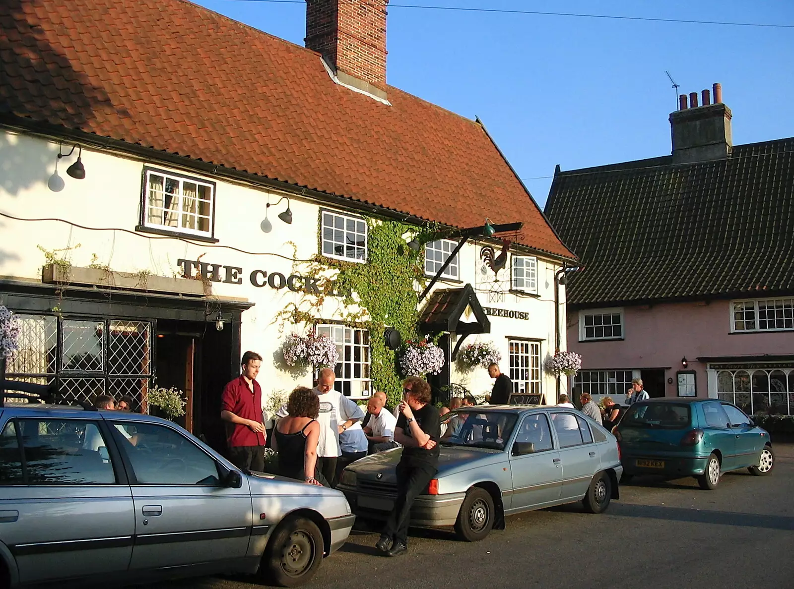 The Cock Inn, and Nosher's Vehicle A, from The BBS, and the Big Skies of East Anglia, Diss and Hunston, Norfolk and Suffolk - 6th August 2005