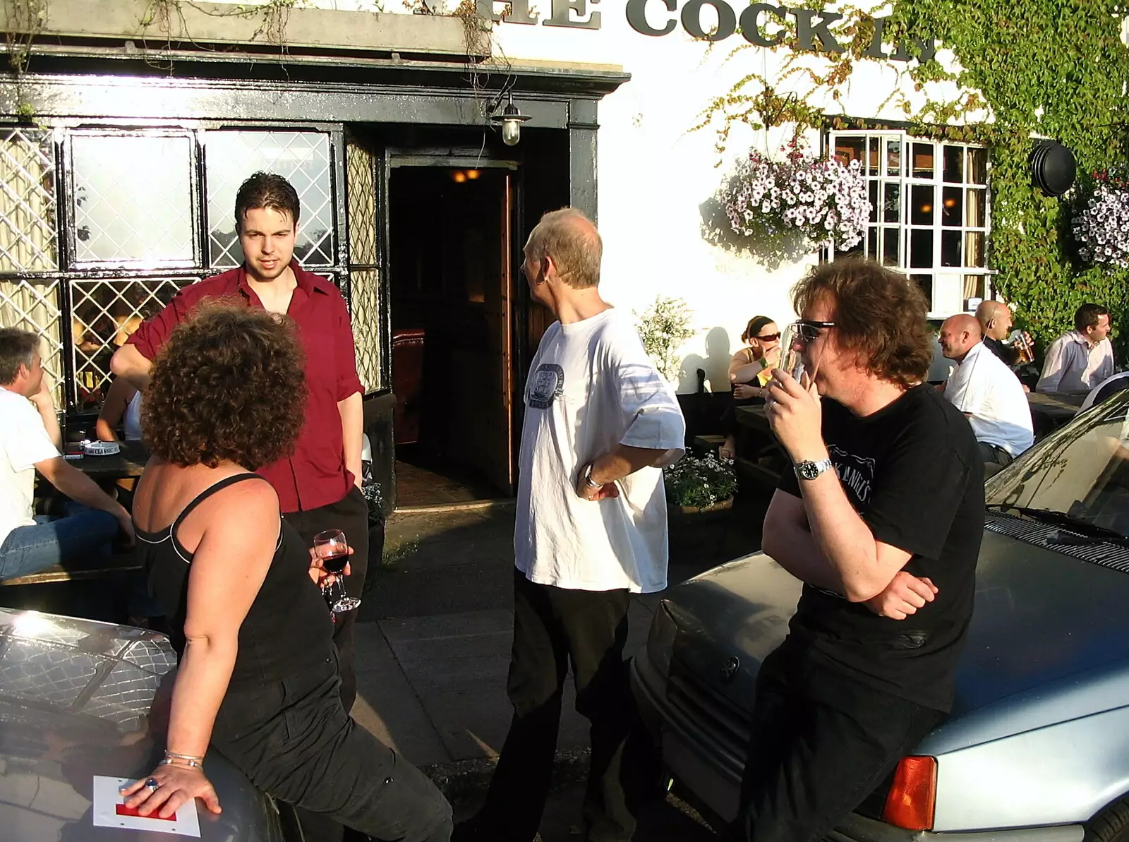 Alex comes out to chat, from The BBS, and the Big Skies of East Anglia, Diss and Hunston, Norfolk and Suffolk - 6th August 2005