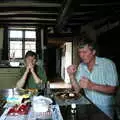 A spot of lunch, The BBS, and the Big Skies of East Anglia, Diss and Hunston, Norfolk and Suffolk - 6th August 2005