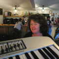 Jo looks over the keyboards, The BBS, and the Big Skies of East Anglia, Diss and Hunston, Norfolk and Suffolk - 6th August 2005
