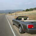 The hire car - a V-8 Mustang convertible, Route 78: A Drive Around the San Diego Mountains, California, US - 9th August 2005