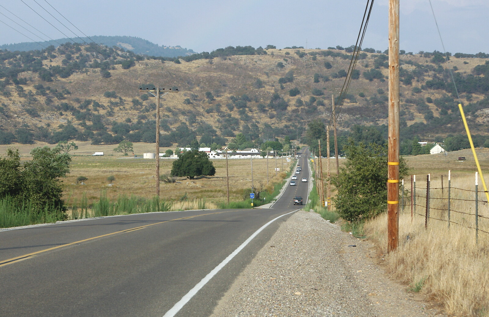 R-78 winds down into Santa Ysabel from Route 78: A Drive Around the San Diego Mountains, California, US - 9th August 2005