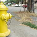 A classic yellow fire hydrant, Route 78: A Drive Around the San Diego Mountains, California, US - 9th August 2005