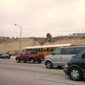 A school bus on the highway, Route 78: A Drive Around the San Diego Mountains, California, US - 9th August 2005