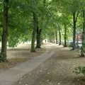 The path alongside Queen's Road, Qualcomm goes Punting on the Cam, Grantchester Meadows, Cambridge - 18th August 2005