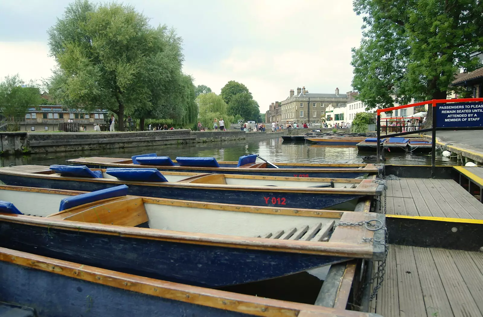 Scudamore's punts, from Qualcomm goes Punting on the Cam, Grantchester Meadows, Cambridge - 18th August 2005