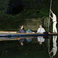 F-dude reflected in the Cam, Qualcomm goes Punting on the Cam, Grantchester Meadows, Cambridge - 18th August 2005