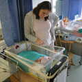 Matthew in one of six similar incubators, Life on the Neonatal Ward, Dairy Farm and Thrandeston Chapel, Suffolk - 26th August 2005