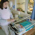 Life on the Neonatal Ward, Dairy Farm and Thrandeston Chapel, Suffolk - 26th August 2005, Claire has another look