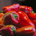 A bowl full of peppers from the greenhouse, Life on the Neonatal Ward, Dairy Farm and Thrandeston Chapel, Suffolk - 26th August 2005