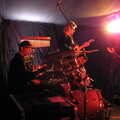Henry on drums, The BBs Play Bressingham, Norfolk - 3rd September 2005