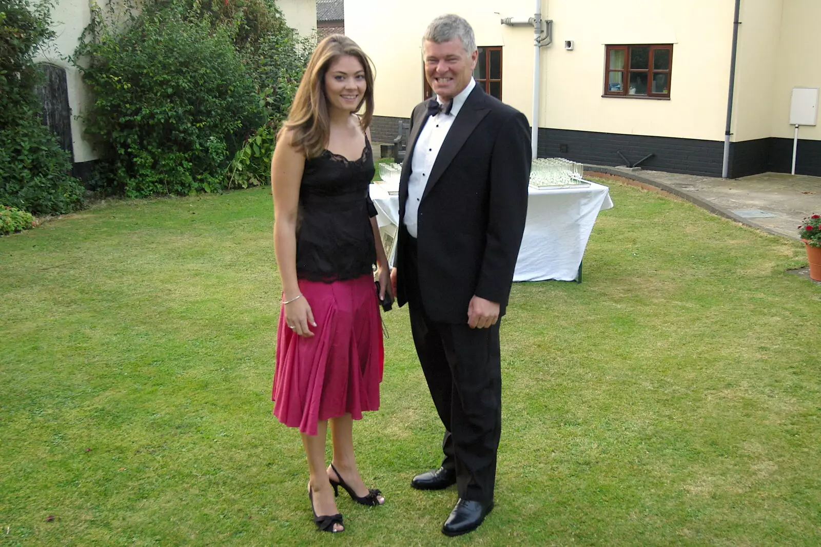 The host (right), plus daughter, from The BBs Play Bressingham, Norfolk - 3rd September 2005