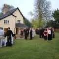 guests mill around in the garden, The BBs Play Bressingham, Norfolk - 3rd September 2005