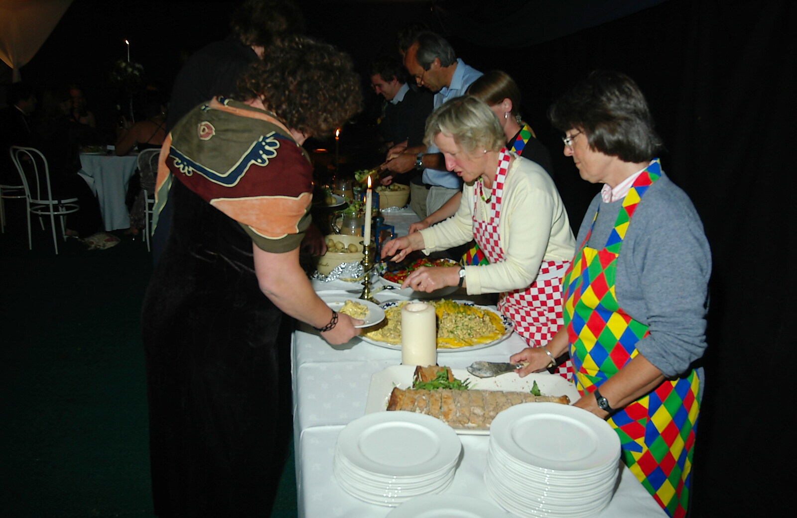 Dinner is served from The BBs Play Bressingham, Norfolk - 3rd September 2005